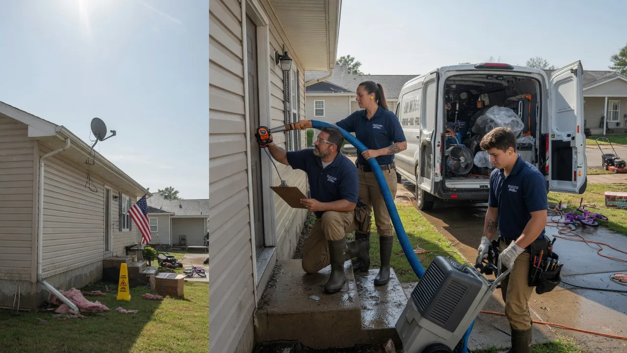 Ceiling Water Damage Restoration in Liberty, IN near me